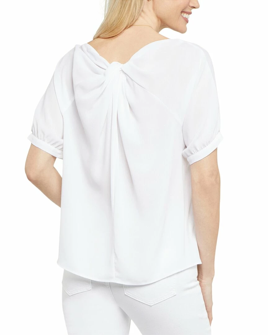 NYDJ Twist Back Blouse Women Tops 4 NYDJ Twist Back Blouse Women Tops - Image 2