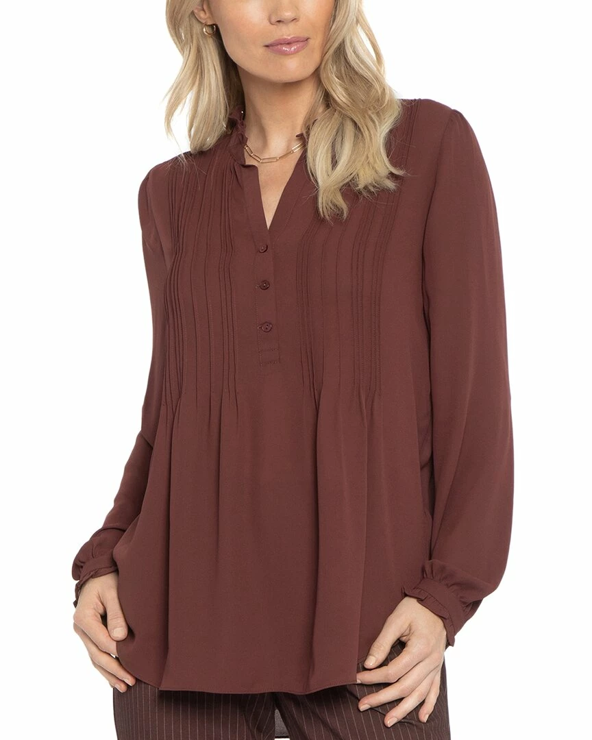 NYDJ Pleat Front Tunic Women Tops 3 NYDJ Pleat Front Tunic Women Tops
