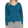 NYDJ V-Neck Drawstring T-Shirt Women Sweaters & Knits -NYDJ Denim Haven 1411035618 RLLZ 1