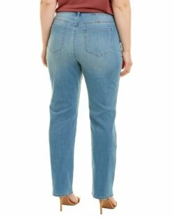 NYDJ Plus Relaxed Straight Jean Women Jeans -NYDJ Denim Haven 1411039302 RLLZ 2