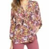 NYDJ Pintuck Blouse Women Tops -NYDJ Denim Haven 1411049566 RLLZ 1