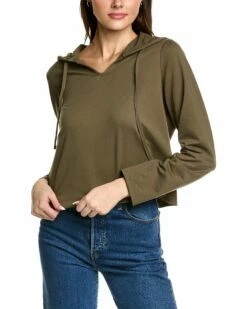NYDJ Cropped Hoodie Women Sweaters & Knits