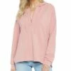 NYDJ Lace Trimmed Hoodie Women Sweaters & Knits -NYDJ Denim Haven 1411101120 RLLZ 1