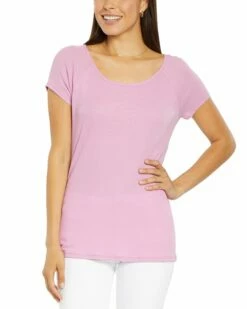 NYDJ Ribbed Raglan Crew T-Shirt Women Sweaters & Knits