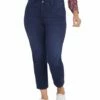 NYDJ Plus Thigh Shaper Court Ankle Cut Jean Women Jeans