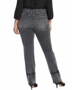 NYDJ Plus High-Rise Marilyn Nobelle Straight Jean Women Jeans -NYDJ Denim Haven 1411137617 RLLZ 2