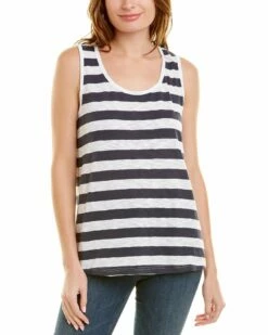 NYDJ Striped Tank Women Tops