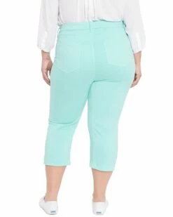 NYDJ PlusHr Thigh Shaper Straight Crop Jean Women Jeans -NYDJ Denim Haven 1411168670 RLLZ 2