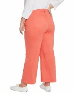NYDJ Plus Teresa Wide Leg Ankle Jean Women Jeans -NYDJ Denim Haven 1411168671 RLLZ 2