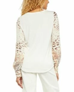 NYDJ Poet Sleeve T-Shirt Women Tops -NYDJ Denim Haven 1411178793 RLLZ 2