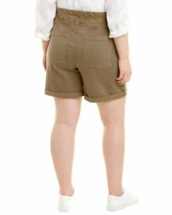 NYDJ Plus Drawstring Cargo Short Women Jeans -NYDJ Denim Haven 1411202076 RLLZ 2