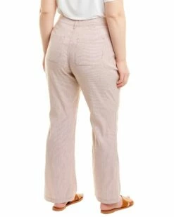 NYDJ Plus The Linen-Blend Trouser Women Jeans -NYDJ Denim Haven 1411202079 RLLZ 2