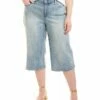 NYDJ Plus Wide Leg Pedal Pant Women Jeans -NYDJ Denim Haven 1411202085 RLLZ 1