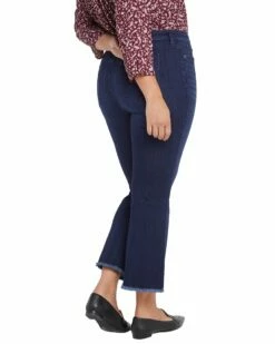 NYDJ Plus Fiona Slim Flare Court Ankle Cut Jean Women Jeans -NYDJ Denim Haven 1411221465 RLLZ 2