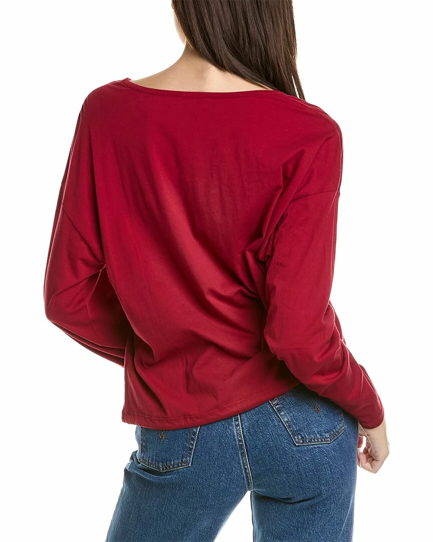 NYDJ V-Neck Drawstring T-Shirt Women Sweaters & Knits 4 NYDJ V-Neck Drawstring T-Shirt Women Sweaters & Knits - Image 2