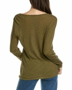 NYDJ Ribbed Scoop Neck T-Shirt Women Tops -NYDJ Denim Haven 1411229440 RLLZ 2