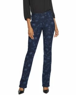 NYDJ Bishop Floral Slim Bootcut Women Jeans