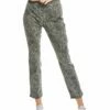 NYDJ Pull-On Shadow Animal Charcoal Skinny Jean Women Jeans