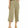 NYDJ Petite Cropped Wide Leg Linen-Blend Pant Women Jeans