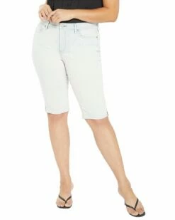 NYDJ Plus Knee Capri Riveted Ss Slits Jean Women Jeans