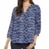 NYDJ Pintuck Blouse Women Tops 1 NYDJ Pintuck Blouse Women Tops -NYDJ Denim Haven 1411312953 RLLZ 1