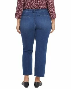 NYDJ Plus Relaxed Piper Ankle Cut Jean Women Jeans -NYDJ Denim Haven 1411323571 RLLZ 2