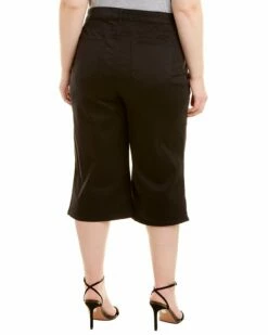 NYDJ Plus Wide Leg Pedal Pusher Women Jeans 6 NYDJ Plus Wide Leg Pedal Pusher Women Jeans -NYDJ Denim Haven 1411336370 RLLZ 2