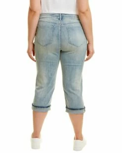 NYDJ Plus Marilyn Crop Cuff Jean Women Jeans -NYDJ Denim Haven 1411351978 RLLZ 2