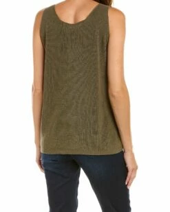 NYDJ Relaxed Linen-Blend Sweater Tank Women Tops -NYDJ Denim Haven 1411354799 RLLZ 2