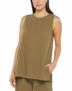 NYDJ Gauze Sleeve Tunic Women Tops