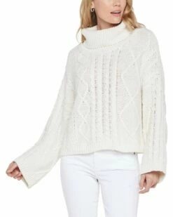 NYDJ Chunky Turtleneck Sweater Women Sweaters & Knits