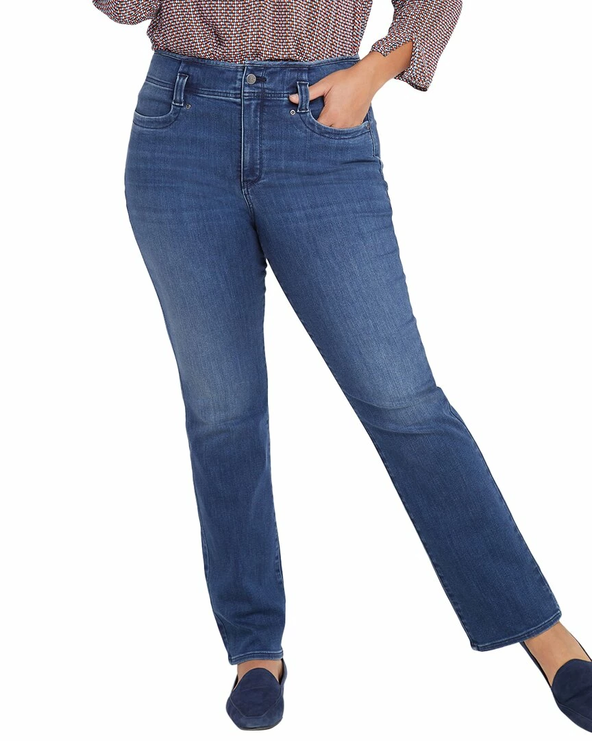NYDJ Plus Marilyn Straight Leg Jean Women Jeans 3 NYDJ Plus Marilyn Straight Leg Jean Women Jeans