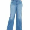 NYDJ Plus Higher Rise Teresa Wide Leg Jean Women Jeans -NYDJ Denim Haven 1411414793 RLLZ 1