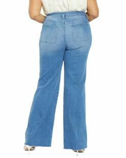 NYDJ Plus Higher Rise Teresa Wide Leg Jean Women Jeans 6 NYDJ Plus Higher Rise Teresa Wide Leg Jean Women Jeans -NYDJ Denim Haven 1411414793 RLLZ 2