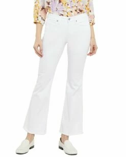 NYDJ Ava Daring Fray Hem Ankle Flare Jean Women Jeans