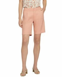 NYDJ Modern Linen-Blend Bermuda Short Women Shorts