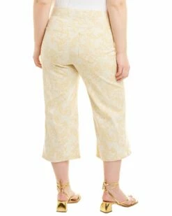 NYDJ Plus Wide Leg Capri Pull On Pant Women Jeans -NYDJ Denim Haven 1411536143 RLLZ 2