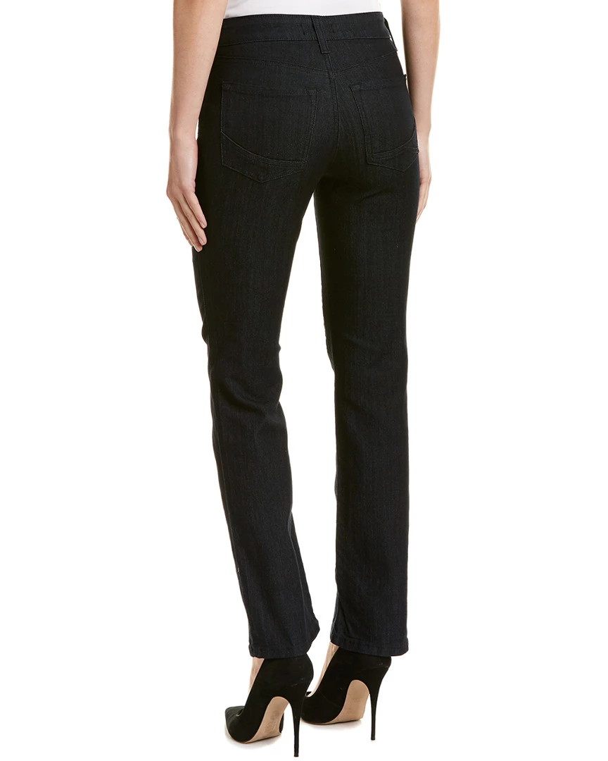NYDJ Petite Marilyn Dark Enzyme Wash Straight Leg Women Jeans 4 NYDJ Petite Marilyn Dark Enzyme Wash Straight Leg Women Jeans - Image 3