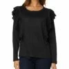NYDJ Ruffle Top Women Tops 1 NYDJ Ruffle Top Women Tops -NYDJ Denim Haven 1411552757 RLLZ 1