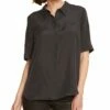 NYDJ Riley Elbow Sleeve Silk Top Women Tops