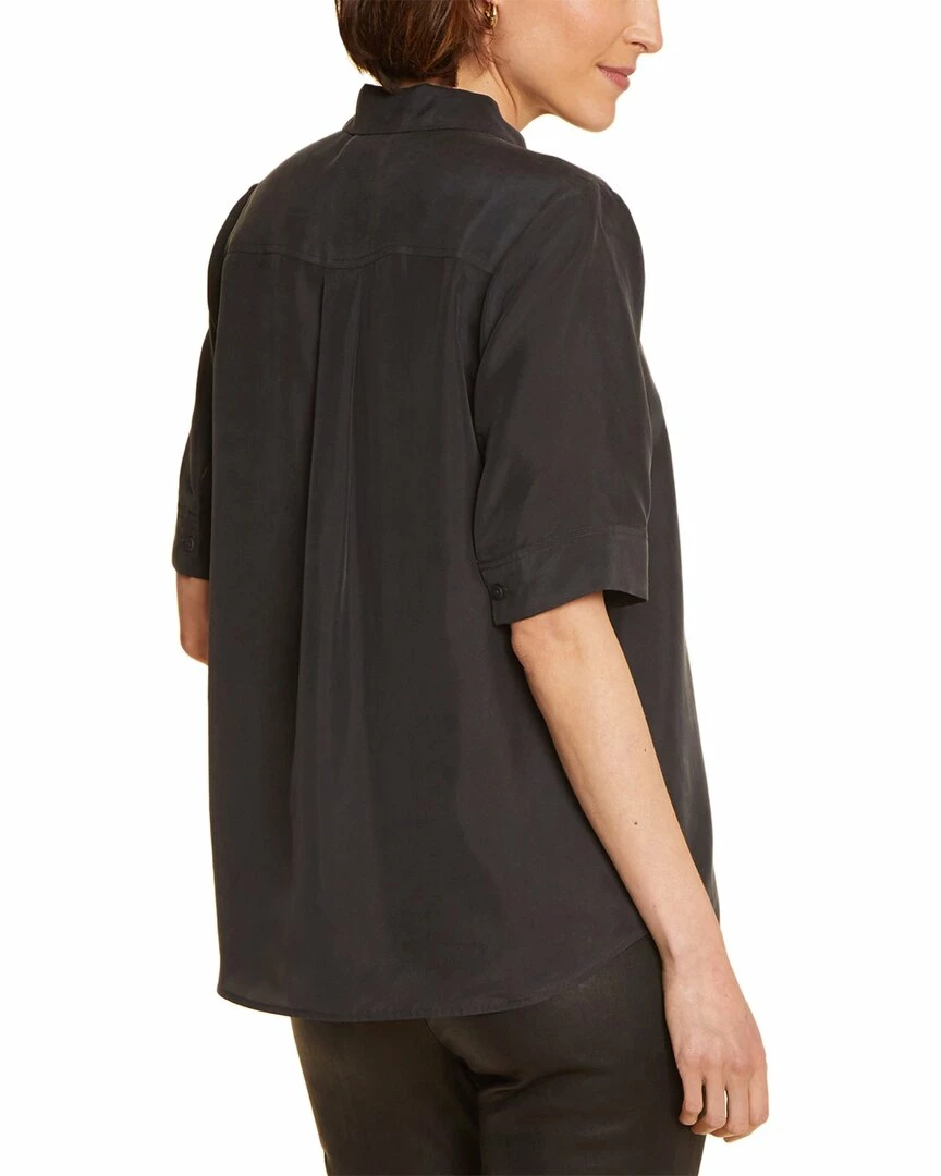 NYDJ Riley Elbow Sleeve Silk Top Women Tops 4 NYDJ Riley Elbow Sleeve Silk Top Women Tops - Image 2