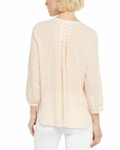 NYDJ Pintuck Blouse Women Tops -NYDJ Denim Haven 1411560509 RLLZ 2