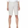 NYDJ Bermuda Linen-Blend Short Women Shorts -NYDJ Denim Haven 1411602748 RLLZ 1