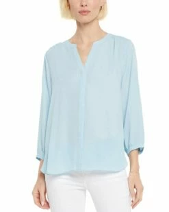 NYDJ Pintuck Blouse Women Tops