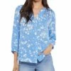 NYDJ Pintuck Blouse Women Tops -NYDJ Denim Haven 1411703858 RLLZ 1