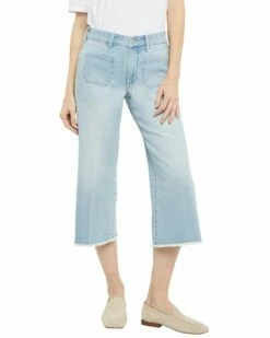 NYDJ Denim Haven 3 NYDJ Patchie Major Wide Leg Capri Women Jeans
