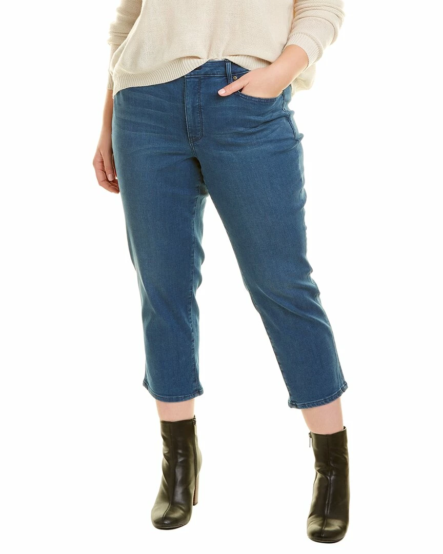 NYDJ Plus Med Market Relaxed Piper Z Straight Jean Women Jeans 3 NYDJ Plus Med Market Relaxed Piper Z Straight Jean Women Jeans