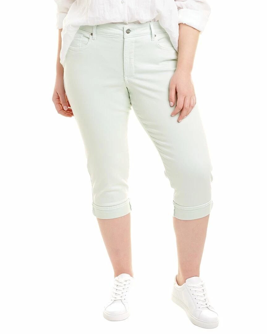 NYDJ Plus Marilyn Crop Cuff Pant Women Jeans 3 NYDJ Plus Marilyn Crop Cuff Pant Women Jeans
