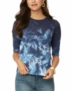 NYDJ Pointelle Sleeve Pullover Women Sweaters & Knits