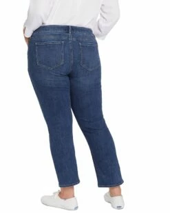 NYDJ Plus Marcel Straight Ankle Jean Women Jeans -NYDJ Denim Haven 1411826686 RLLZ 2